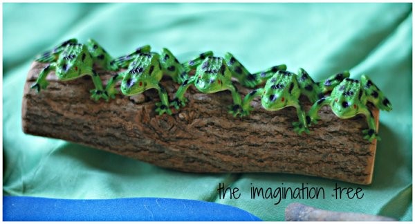 5 Frogs on a Log